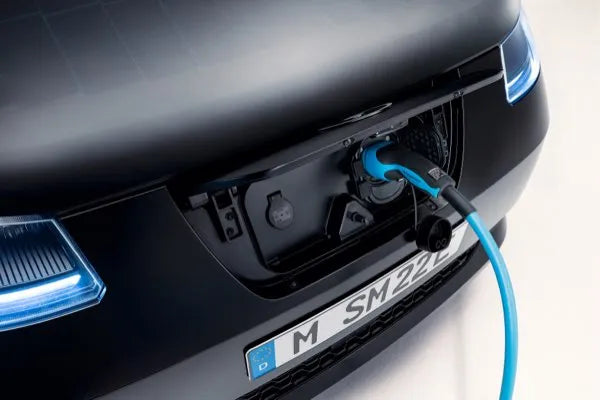 charging electric vehicle
